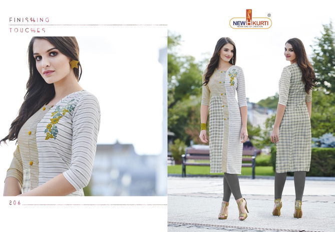 Tunic House Nivika Latest Fancy Designer Ethnic Wear Rayon Long Kurti Collection 